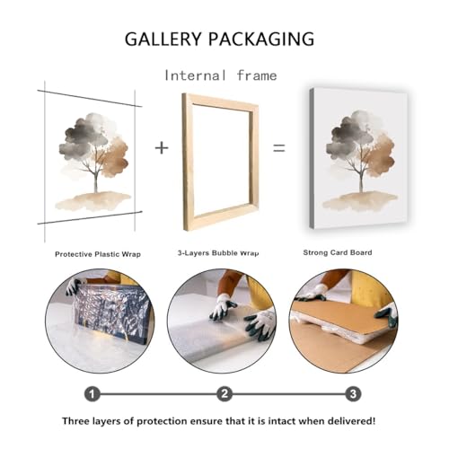 Oeuvre toile impression de qualité supérieure avec cadre rétro TOANGWALL