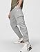 Nike Men's Club Fleece Cargo Pants, Dark Grey Heather/Light Smoke Grey/White, X-Large