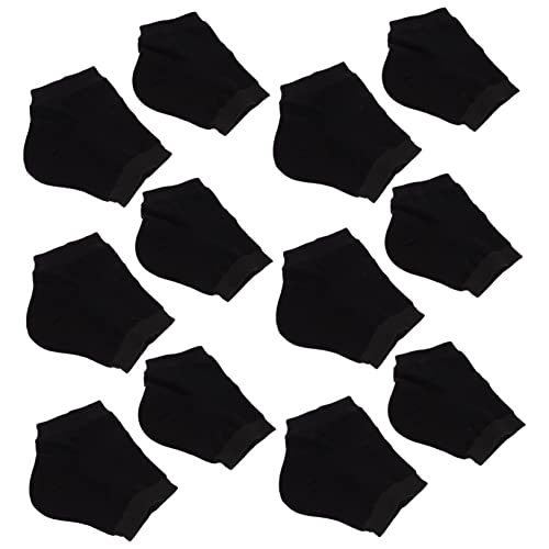 PLAFOPE Comfortable Foot Sleeves Breathable Heel Socks Padded Heel Cups for Dry Cracked Feet