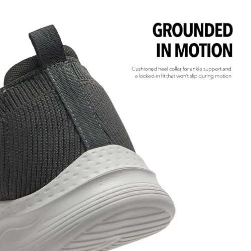 Image of Boldfit Casual Shoes for Men Breathable Knit Slip-On Sneakers with Memory Foam Insole & EVA Sole Lightweight Walking Shoes with Sock-Like Fit & Padded Heel for All-Day Comfort