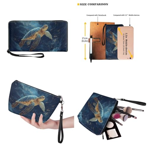 Image of Top Handle Purse for Women, Large Tote Handbag With PU Wallet Set, Gift for Mom