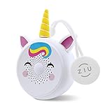 🦄 🌈 Utilíza este altavoz portatil en cualquier habitación de la casa ya que su batería recargable te da una autonomía de hasta 4 horas. Ideal para el uso de niños y niñas y perfecto para escuchar en la ducha.