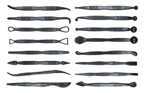 Kit Para Modelar Argila/16 Ferramentas Artesanato
