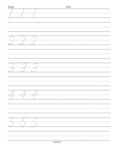 Cursive Handwriting Workbook For Kids: Cursive for beginners workbook. Cursive letter tracing book. Cursive writing practice book to learn writing in cursive 9