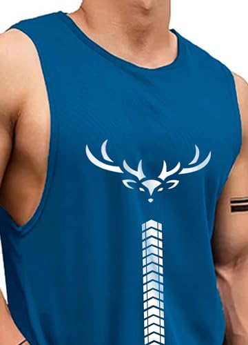 Image of AUSK Vest for Men || Gym Sports Men Tshirt || Summer wear Regular Fit T-Shirt for Men