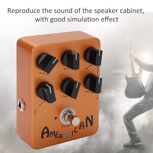 Simulateur d'ampli guitare électrique à 6 boutons pour éliminer les micros devant le baffle - 4