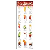 REINDERS Cocktails - deutsche Rezepte - Wandbild 30 x 90 cm