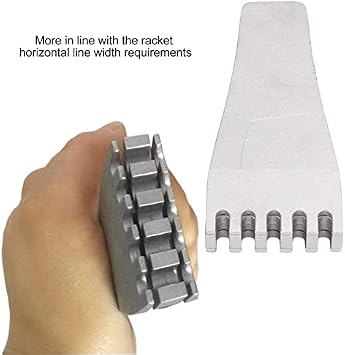 Portable Badminton & Tennis Racket Stringing Tool, 3 Spring Flying Clamp Starter Tool for Stringing Machines, Racquet Stringing Accessories