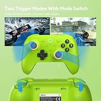8Bitdo Ultimate 2 Wireless Controller für PC/Android/Apple/Steam, TMR Joystick Update, Lange/Kurze Triggersperren, RGB-Feuerring, Kabellose 8Speed Technologie, 2.4G Gamepad mit Ladestation (GREEN) – Ansicht 4