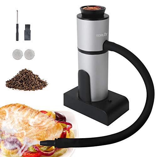 Smoking Gun Portable Cocktail Smoker with Wood Chips ,Handheld Food Kitchen Smoker Gun for Sous Vide,Meat,Salmon,Cocktails Drink,Cheese,BBQ,Perfect for Foodie Gifts