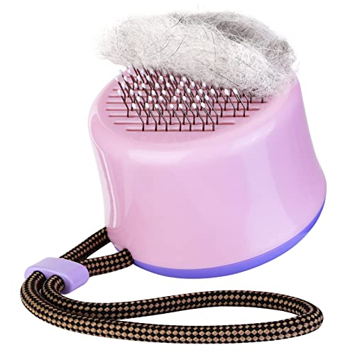 Cat Brushes for Indoor Cats, Pet Brush for Short Hair Cats Dogs Indoor Outdoor, Deshedding Brush for Small Pets