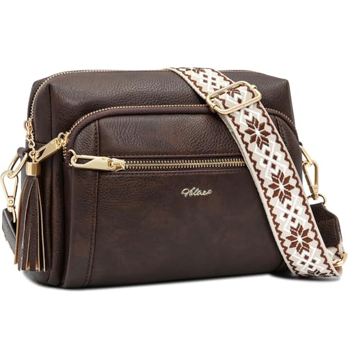 Image of Vegan Leather Crossbody Bags for Women Anti theft Purses and Handbag