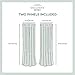 Exclusive Home Catarina Layered Solid Room Darkening Blackout and Sheer Grommet Top Curtain Panel Pair, 52