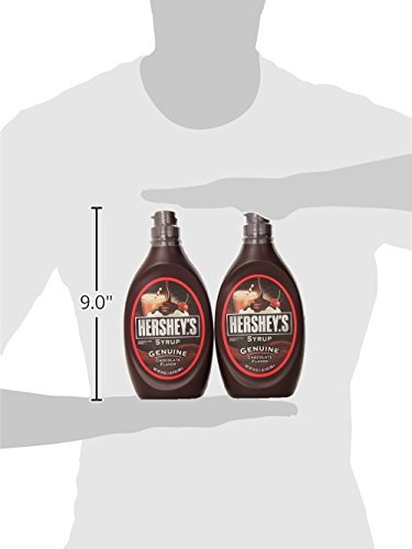 HERSHEYS Syrup Chocolate Dessert ToppingBeverage Syrup Gluten-Free 24-Ounce Bottle Pack of 8 product thumbnail 5