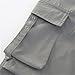 Girls Fashion 𝐘2K Cargo Pants Elastic High Waist Wide Leg Sweatpants Casual Baggy Active Work Pants (Grey, 9-10 Years)