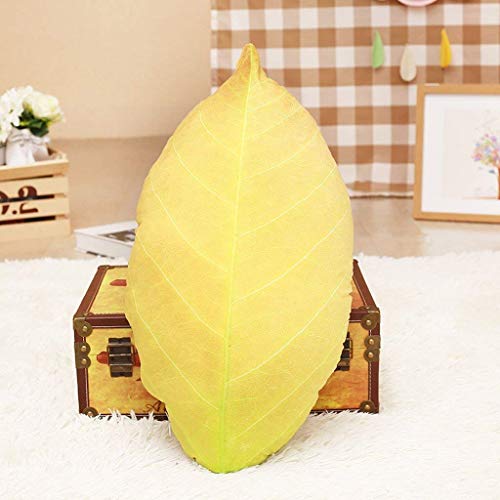 FIXARE Snug Simulation Leaves Hold Pillow Creative 3D extraíble y lavable hogar oficina mesita de noche sofá siesta cojín