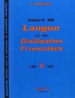 Cours de langue et de civilisation françaises II 2010079442 Book Cover