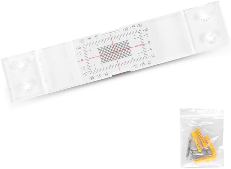 Standard Tell-Tale Crack Monitor, cover ±20 mm (±0.79") horizontally, ±10 mm (±0.38") vertically, Precision Measuring for Secure Spaces(1PCS)