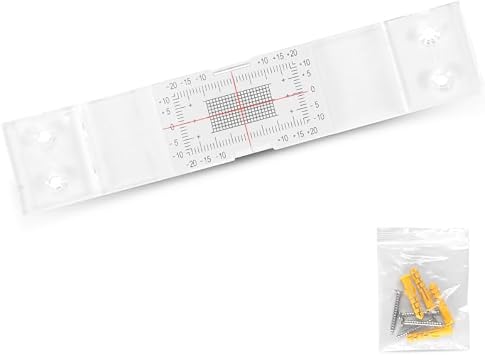 Standard Tell-Tale Crack Monitor, cover ±20 mm (±0.79") horizontally, ±10 mm (±0.38") vertically, Precision Measuring for Secure Spaces(1PCS)