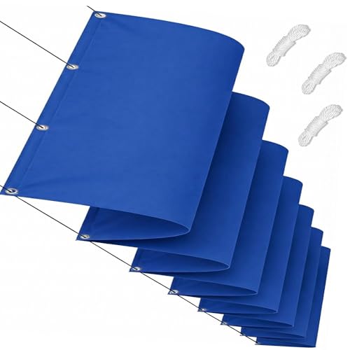 Toile ombrage exterieur coupe-vent pour protéger le balcon des intempéries - 2