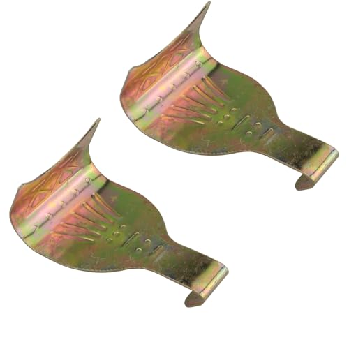Image of ZCZQC 20PCS Oil Painting Chinese Painting Hooks Picture Rail Hooks 55 x 34mm Molding Hooks Metal Plated Colorful S Shaped Hooks Frame Rail Hooks for Hanging Artworks on The Wall