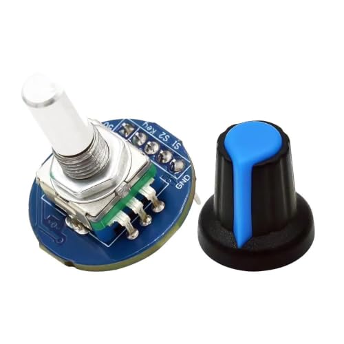 Module d'encodeur rotatif EC11 avec capuchon de bouton pour potentiomètre audio - 2