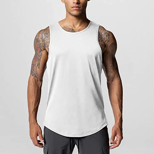 White Men Tank Top Tank Tops For Men White Colored Tank Tops For Men Undershirt Tank Top For Men 3Xlt Tank Tops For Men Men Graphic Tank Top Red Vest For Men T-Shirt Basic Mens Vests Outerwear #TOP1