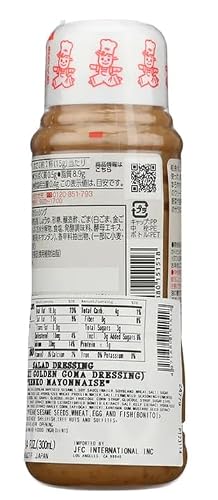 Arabiki Golden Goma Dressing 300ml Bottle – Premium Chunky Roasted Sesame Japanese Dressing | Rich Nutty Flavor for Salads, Veggies, Bowls & Dipping Sauces - Thumbnail 4