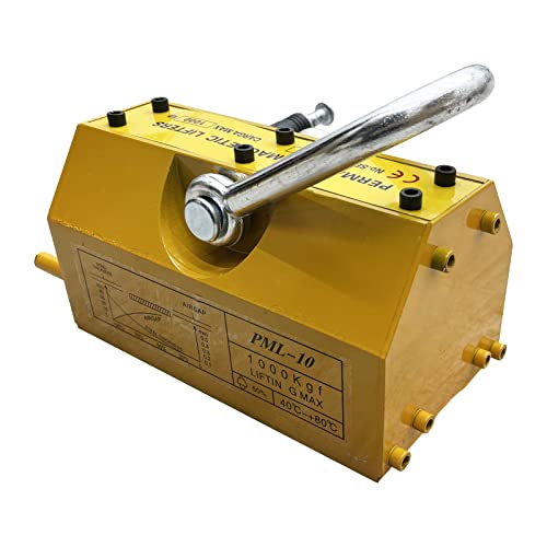 1000 KG Steel Magnetic Lifter Heavy Duty Crane Hoist Lifting Magnet 2200lb