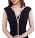 VUJANTIRY Long Necklaces for Women Pendant Necklace Y Shape Knot Sweater Necklace Strands for Girls Fashion Jewelry (Gold)