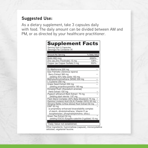 DAVINCI Labs Hair Effects, 90 Vegetarian Capsules - image 6