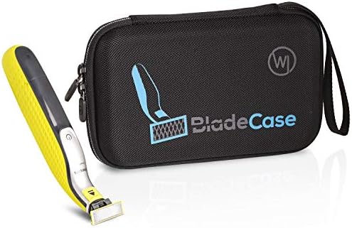 Wicked Chili Blade Case etui do Philips OneBlade Face + Body (QP2530/30, QP2630/30, QP2520/30, QP2520/20) OneBlade etui ochronne z przegródką na akcesoria, czarny