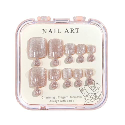 Dedos de los pies hechos a mano uñas postizas uñas postizas explosión uñas artificiales cobertura completa para presionar las uñas de los pies para presionar uñas acrílicas arte de uñas