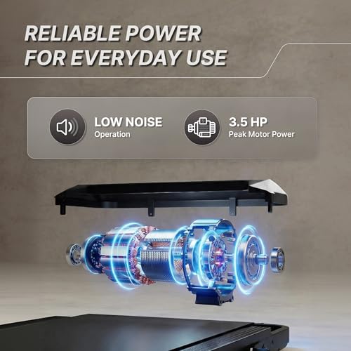 Image of Cult Walking pad Prime Treadmill (3.5HP Peak Power) Compact & Foldable Under Desk DC Motor Treadmill | Max Weight: 120kg | Home use with Remote Control