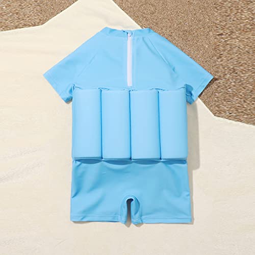 Image of Kids Boys Girls Floatation Swimsuit with Adjustable Buoyancy Baby Float Suit Swim Vest One Piece Swimwear Bathing Suit