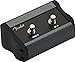 Fender 2-Button Programmable Footswitch for Preset Up Down, Quick Access, Effects On/Off or Tap Tempo with 1/4-Inch Jack