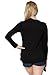 Free to Live Women's 3 Pack Light Weight Open Front Cardigans (Black, Heather Gray, Navy),X-Large