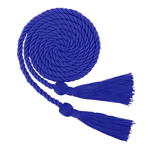 Graduation Cords, Blue Graduation Honor Cords for Graduation 2026, Grad Cords with Tassels, 67" Long Graduation Ropes, Graduation Accessories for Students Graduation Decorations Party Ceremonies