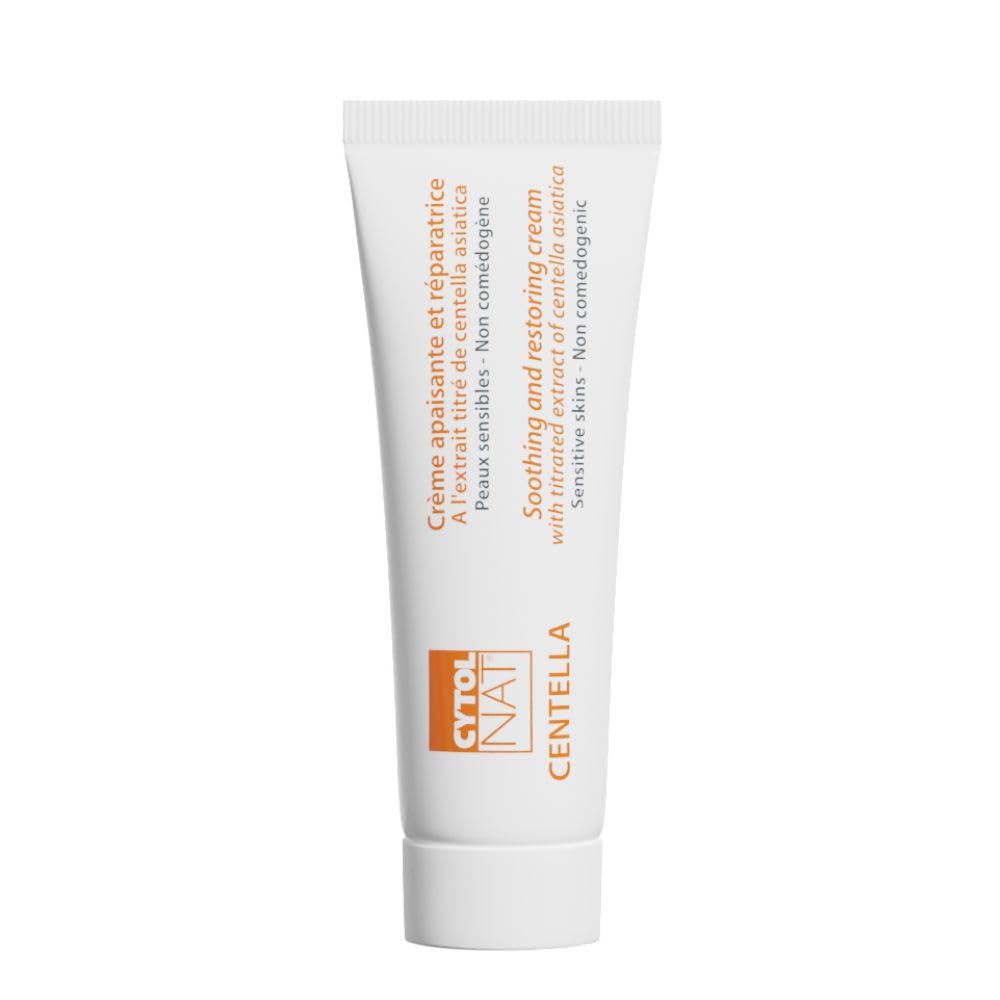 CYTOLNAT - Centella Soothing and Repairing Cream - Moisturizes, Repairs, Soothes, Reduces Redness and Irritation - Sensitive and Fragile Skin - Face and Body - Natural Formula - 50 ml