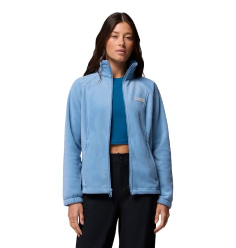 Image of Columbia Women's Plus Benton Springs Full Zip Fleece Jacket, Rainy Day, 3X