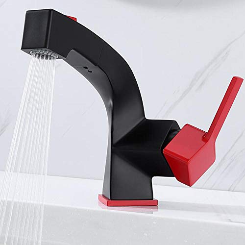 Grifo de lavabo extraíble de latón antioxidante con acabado cromo brillante 3