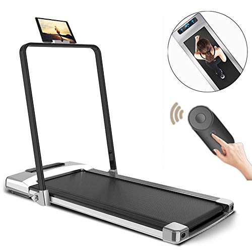 Image of Folding Treadmills Foldable Electric Treadmill Home Small Ultra-Thin Silent Walking Hine Led Display, 1-6Km /H, with Remote Control