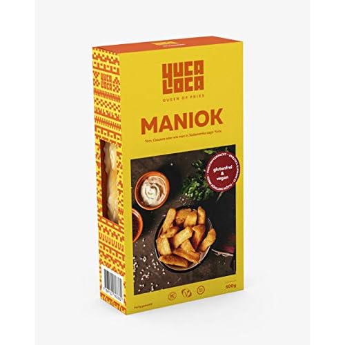 Yuca Loca - Queen of Fries | Maniok Fritten vorgegart, ohne Kühlung | 500 g Packung