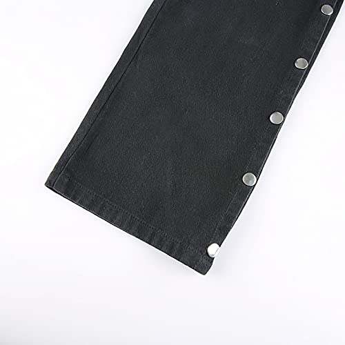 Women's Street Cool Gothic Style Low-Rise Jeans Baggy Denim Pants Loose Casual Pants Trousers Streetwear4