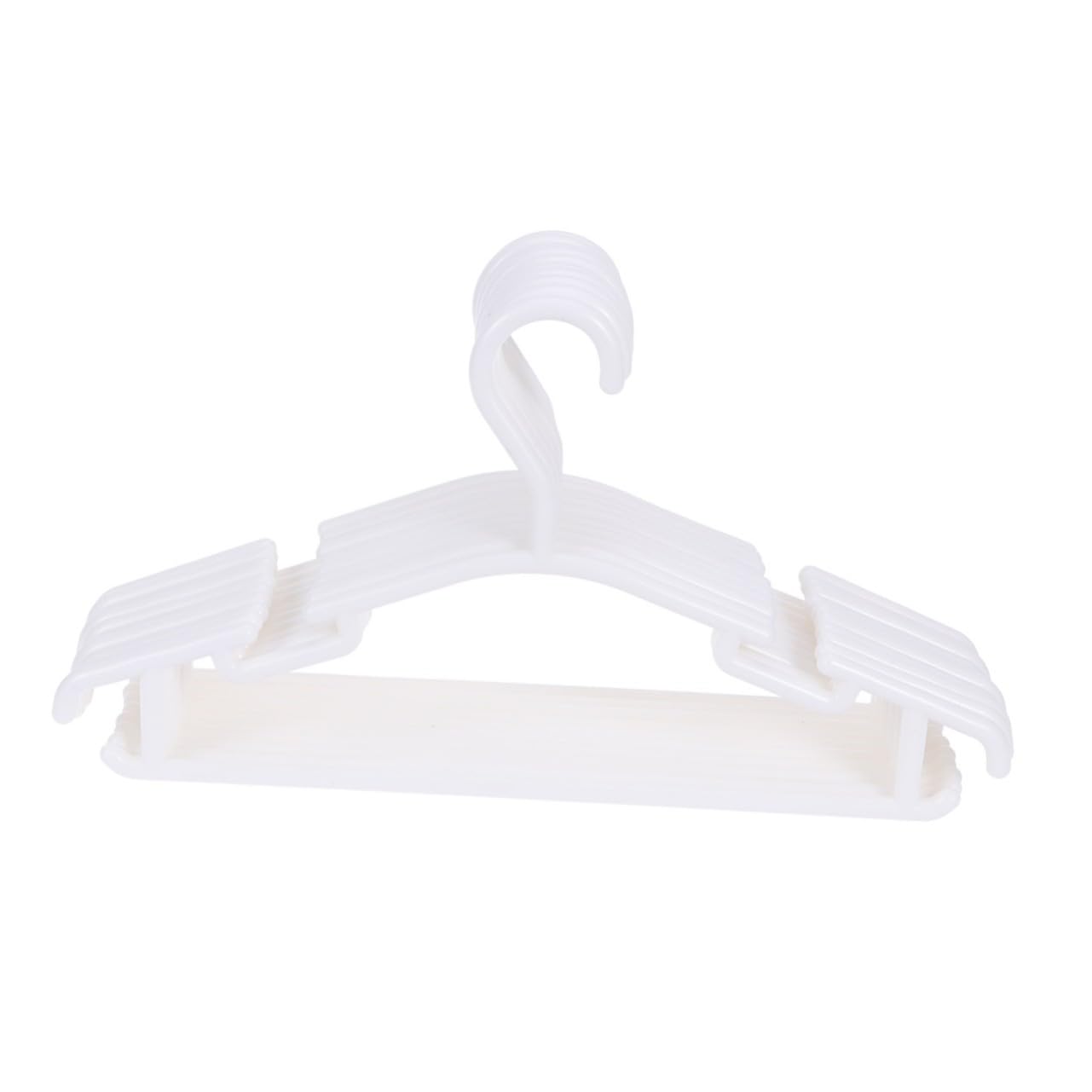 Ciieeo 10pezzi Grucce Bianche in Plastica Abs Antiscivolo Per Abiti Grucce Per Cappotti Resistenti e Durature Organizer Per Armadio Salvaspazio