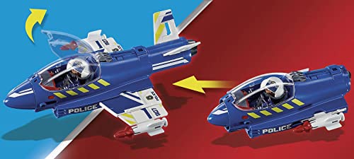 PLAYMOBIL City Action 70780 Polizei-Jet: Drohnen-Verfolgung, Spielzeug für Kinder ab 5 Jahren – Bild 6