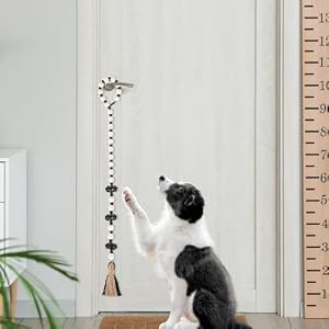 Canine Doorbell, Canine Bells to Go Exterior, Potty Coaching Bells Adjustable Size Hanging Potty Bells for Pets Canines Puppies Canine Doorbell, Canine Bells to Go Exterior, Potty Coaching Bells Adjustable Size Hanging Potty Bells for Pets Canines Puppies