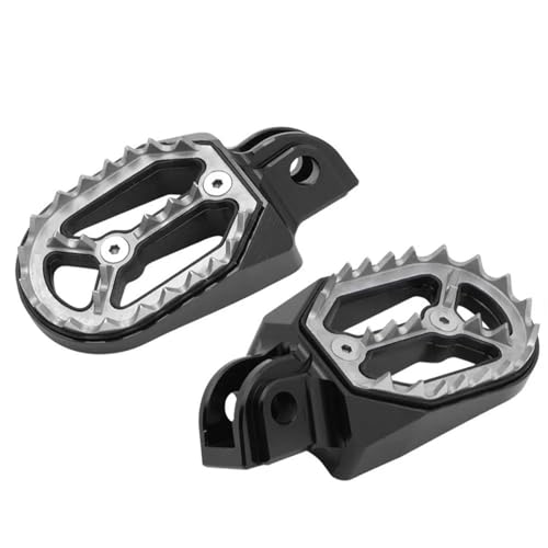 Repose-Pieds Moto CNC Haute Adhérence pour Sécuriser le Pilotage SX et EXC Noir