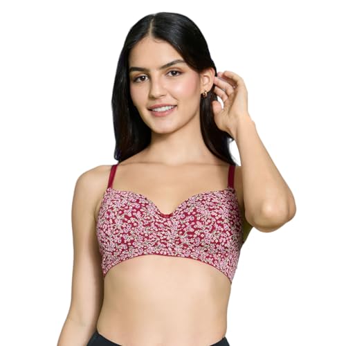 Image of NYKD Women's Cotton Blend Regular T-Shirt Bra