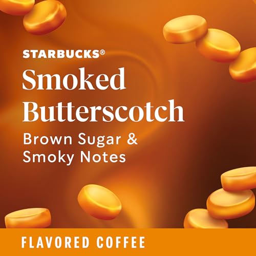 Starbucks K-Cup Coffee Pods, Smoked Butterscotch Flavored Coffee for Keurig Brewers, 100% Arabica, Limited Edition, 1 Box (10 Pods) - image 3